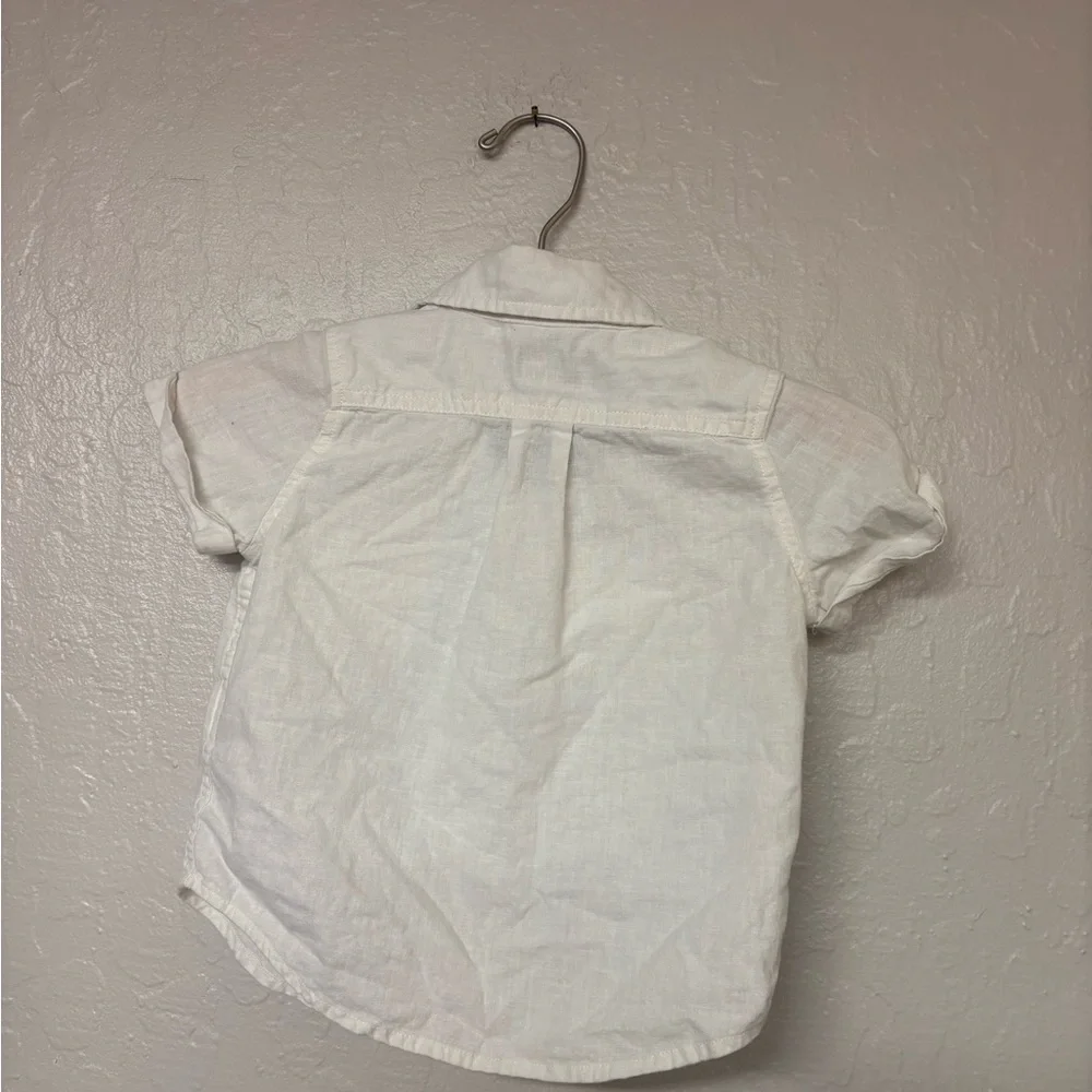 $12 ADD ON baby gap boys linen button down 12-18M Zara Janie and Jack Little Co.